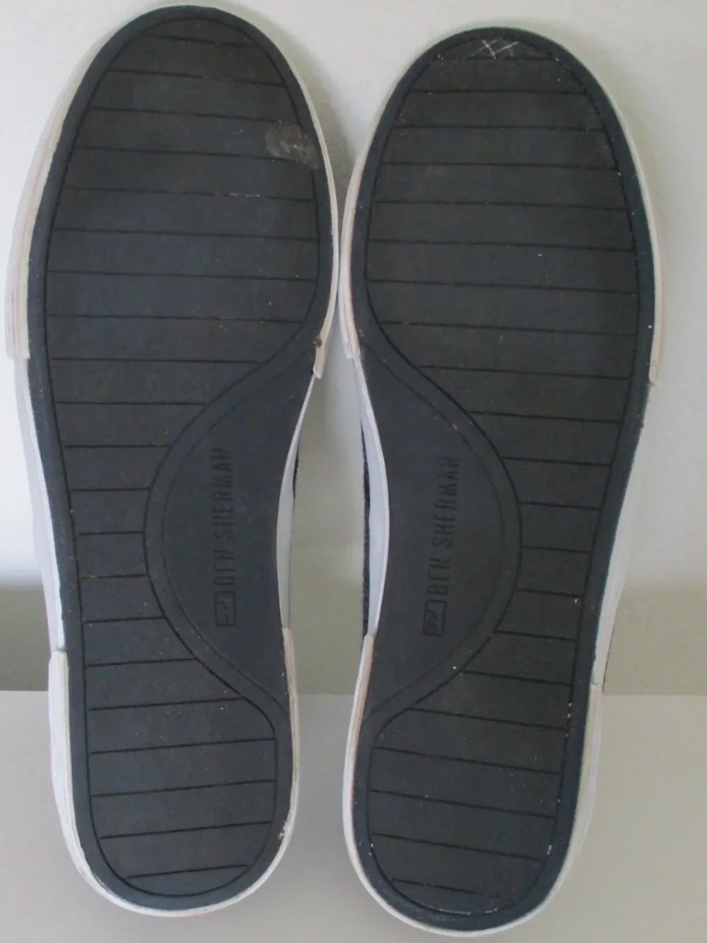 Ben Sherman Mens Blue Textile  Lace-up Casual Oxford Shoe NWOB - Size 10.5M